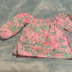 Lilly Pulitzer Off-Shoulder Top size S